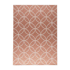 Geometric Outdoor Rug – Faro Ripple Pink
