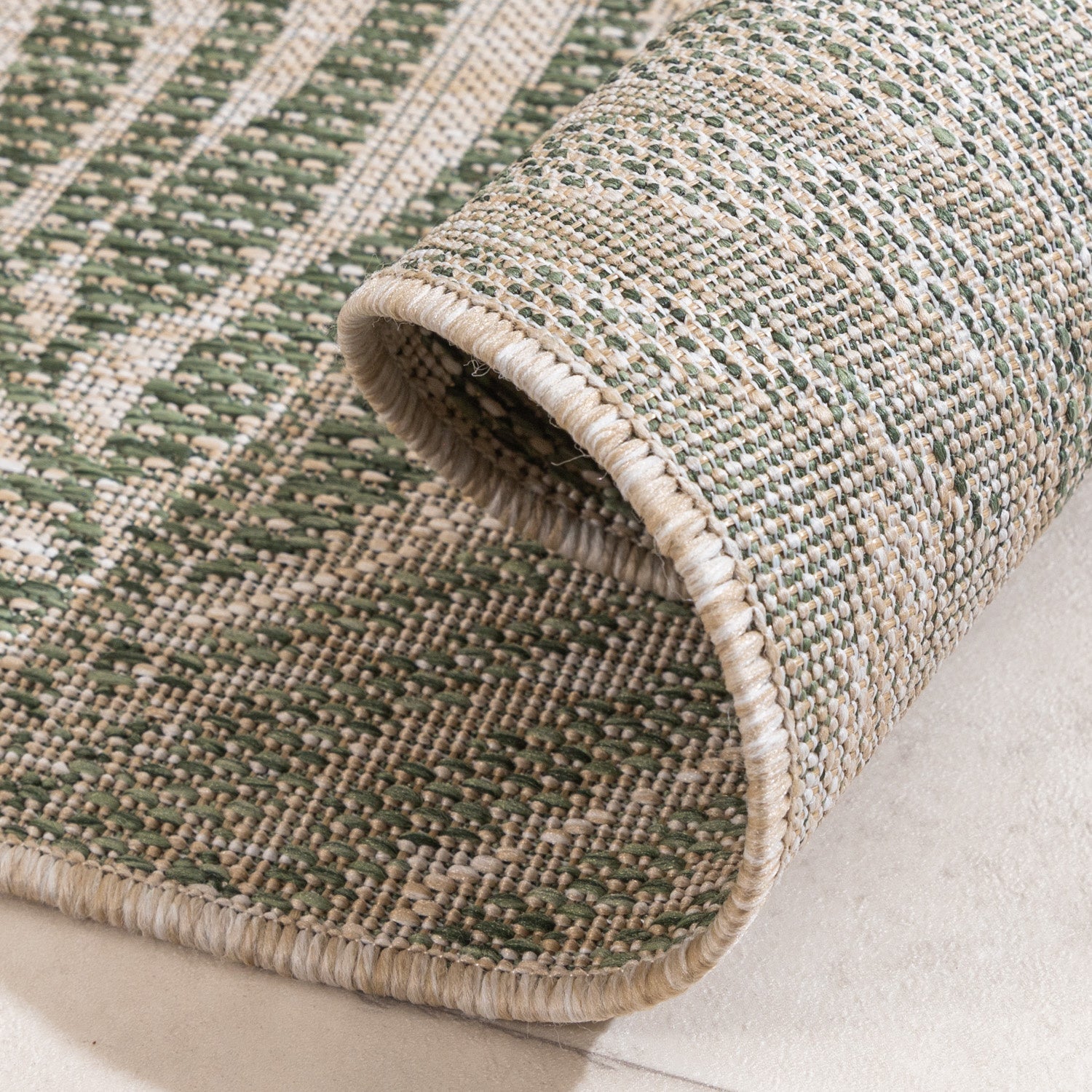 Outdoor Rug - Tiga Edge Green
