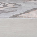 Marble Floor Rug - Erio Marbled Grey/Pink