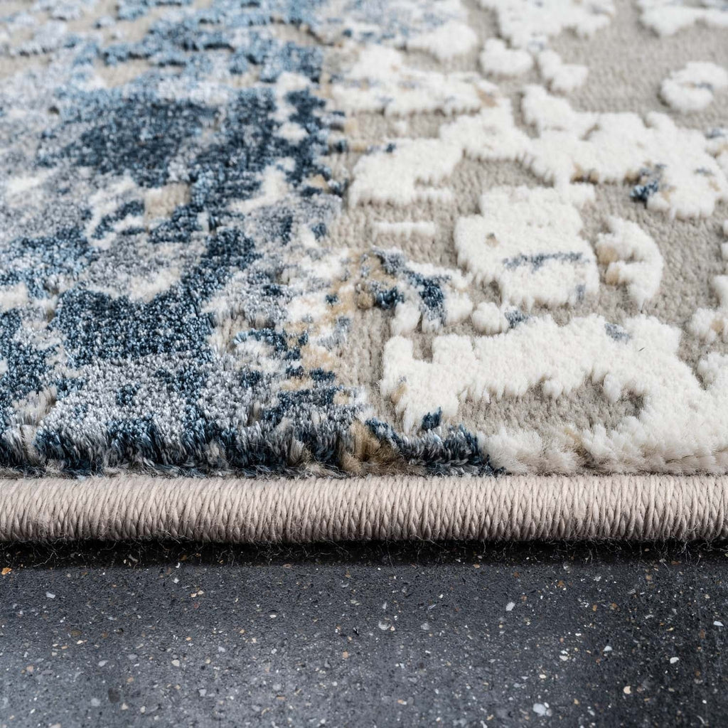 Modern Floor Rug - Carlton Blue 7777
