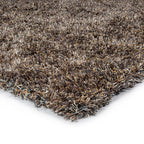 Shaggy floor rug custom size - New Paulo Taupe 270