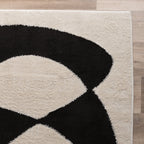 Japandi Rug - Yori Abstract Cream/Black