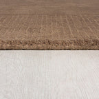 Solid floor rug - Tuscano Brown