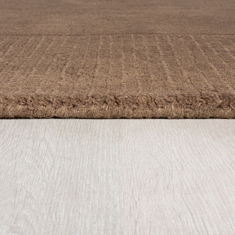 Solid floor rug - Tuscano Brown