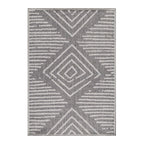 Jute Outdoor Rug - Aruba Square Grey