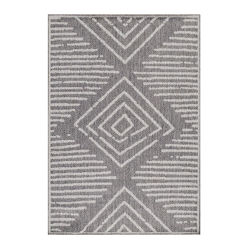 Jute Outdoor Rug - Aruba Square Grey