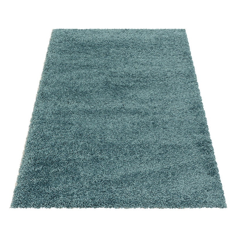High-pile Floor Rug - Softy Blue/Green
