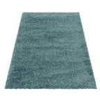 High-pile Floor Rug - Softy Blue/Green