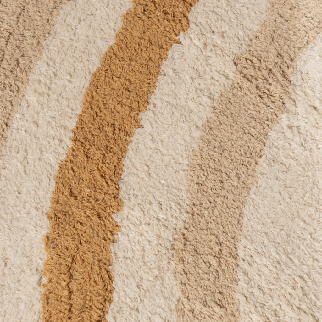 Oval washable children's rug - Milo Beige