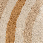 Oval washable children's rug - Milo Beige
