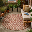 Round Outdoor Rug – Rio Flower Pink