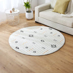 Round Baby Play Mat - Noa Aztec Cream
