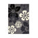 Floral floor rug - Gloria Flora Gray