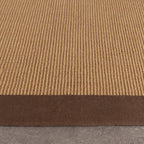 Sisal Rug - Tulum Border Brown