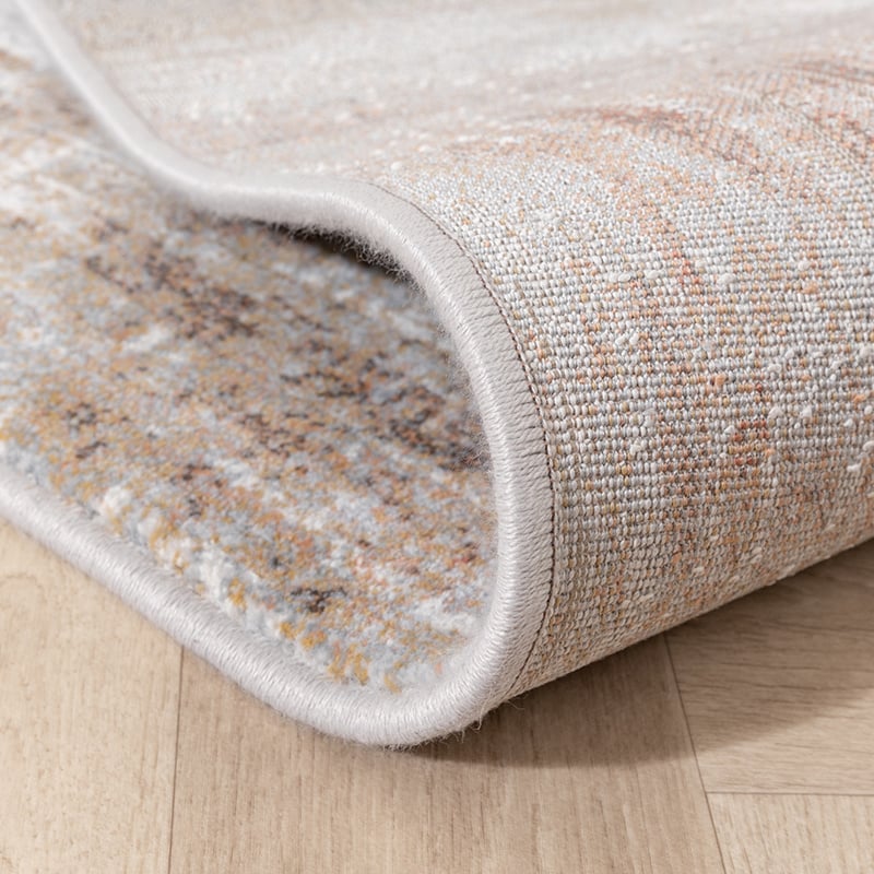 Abstract Rug - Xavier Brush Taupe/Red