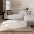 Wool Abstract Rug - Clarice Cream/Beige