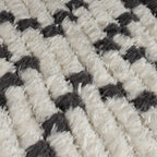 Aztec floor rug - Sabro Black/White