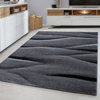 Modern Floor Rug - Lucca Black