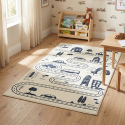 Kids Car Rug - Dex Lane Black