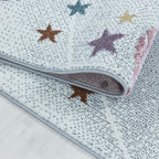 Children's Floor Rug - Fleurtje Planets White