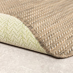 Round Outdoor Rug - Malta Arrow Natural