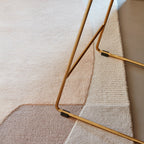 Wool Floor Rug - Urban Vibes Cream/Pink 030