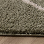 Washable Rug – Myrre Swirl Green
