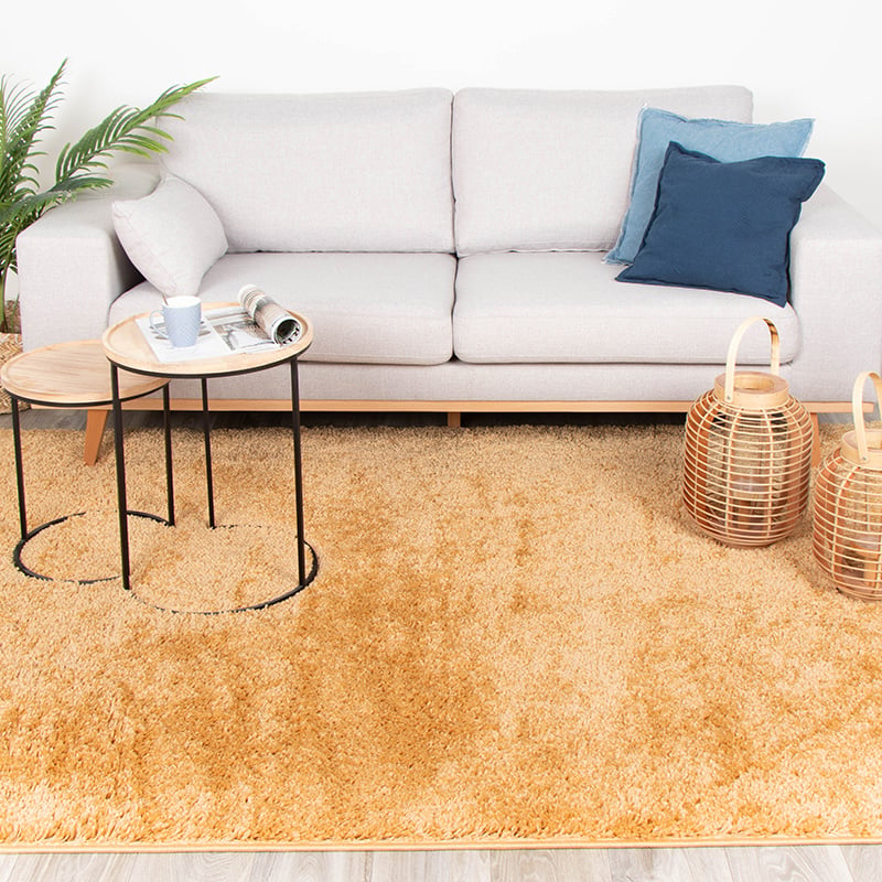 High Pile Rug - Lofty Ochre Yellow