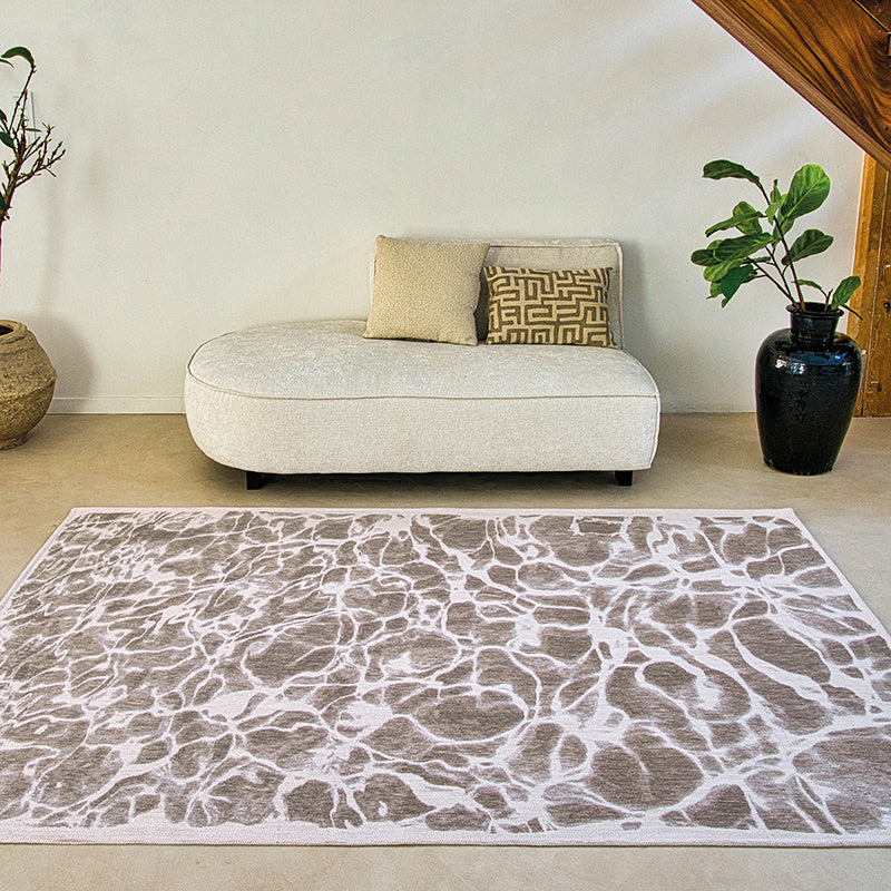 Abstract floor rug - Swim Grit 9353