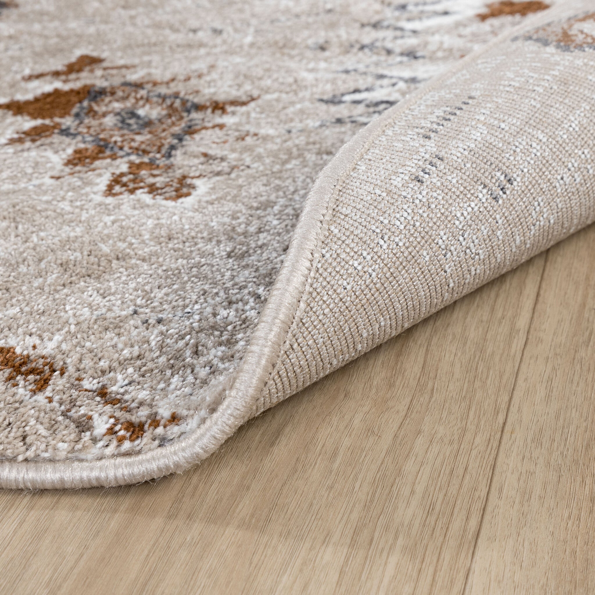 Round berber rug - Blend Aztec Beige