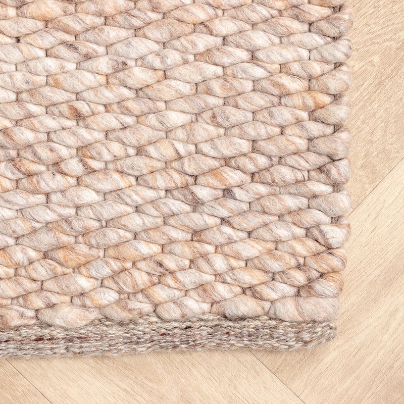 Wool Rug - Brilliant Beige/Sand