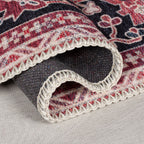 Washable Runner - Reido Traditional Red