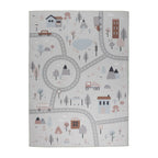 Car Play Rug - Rocky Ride White