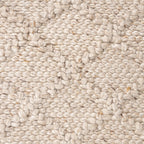 Wool Woven Rug - Knit Beige