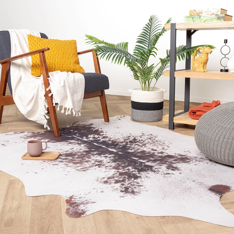 Cowhide - Bovine White/Dark