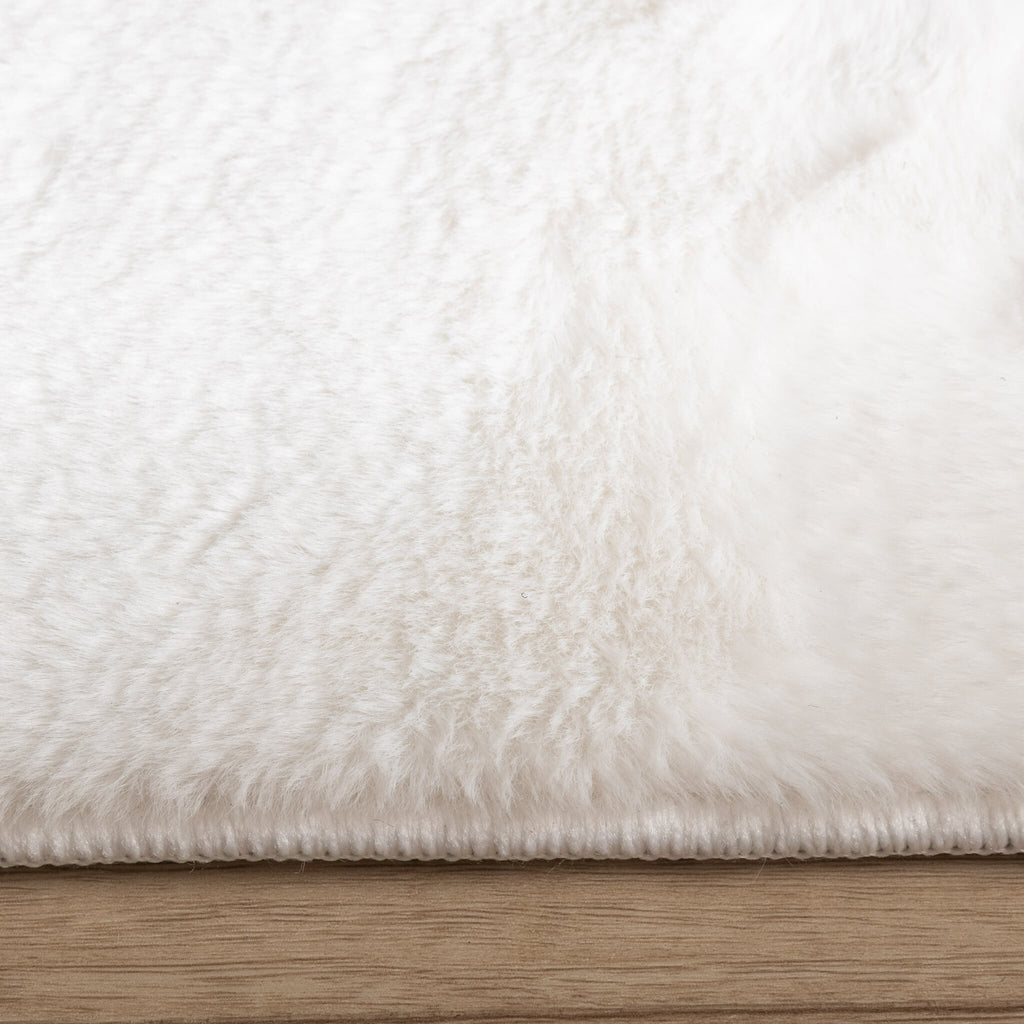 Soft low-pile Runner - Cosy White