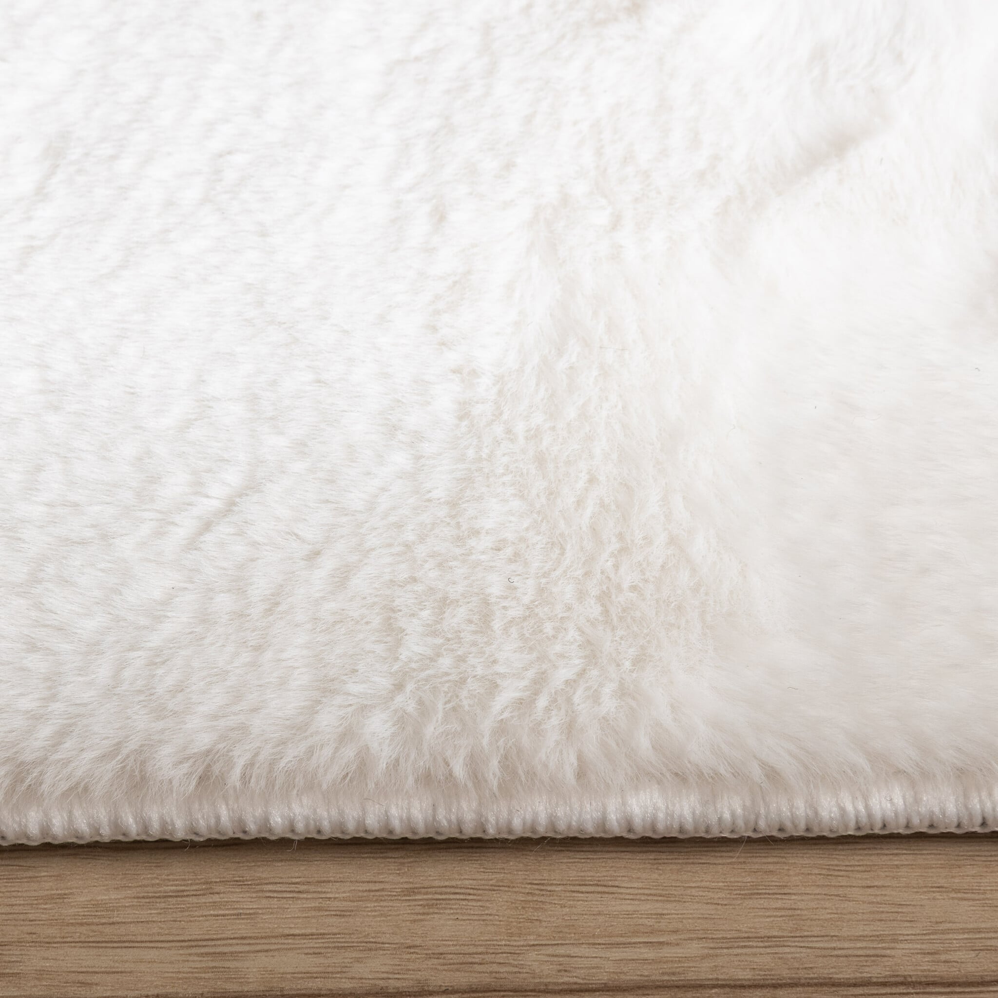 Soft low-pile Runner - Cosy White