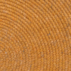 Round Wool Rug - Wise Yellow