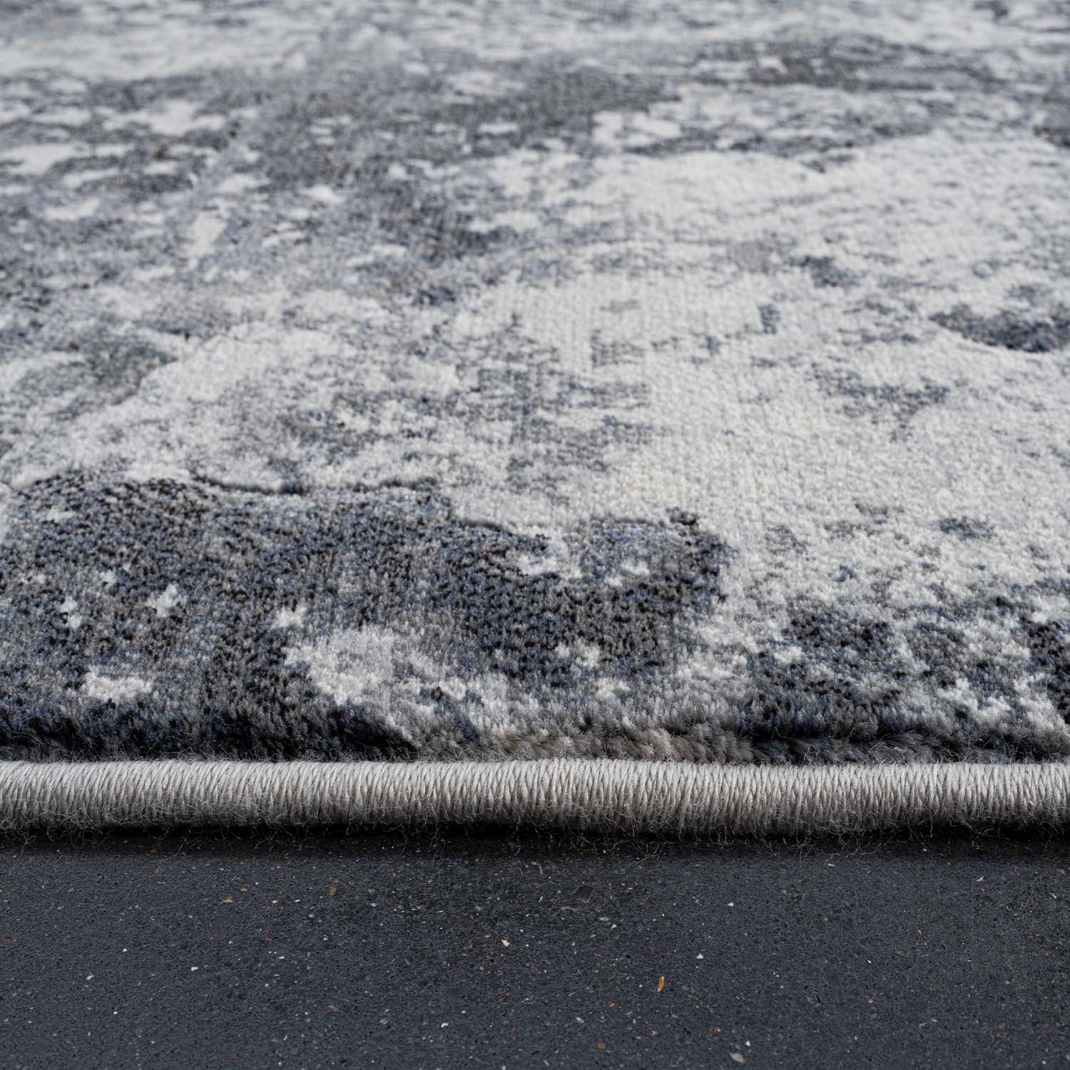 Modern Floor Rug - Ace Blue 7656