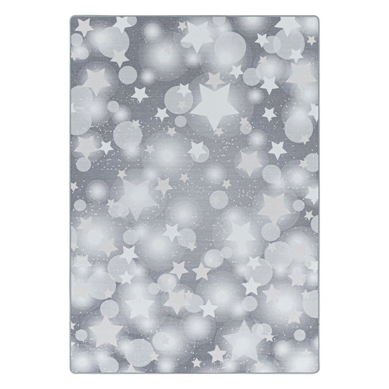 Children's floor rug - Pleun Stars Grey