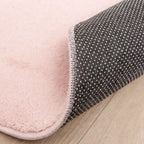 Round Washable Rug - Vivid Pink