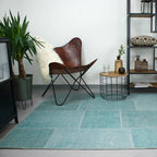 Patchwork Rug - Moods Sea Blue No.08 190x290cm
