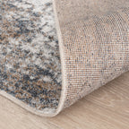 Washable Abstract Rug - Misha Grunge Cream/Grey