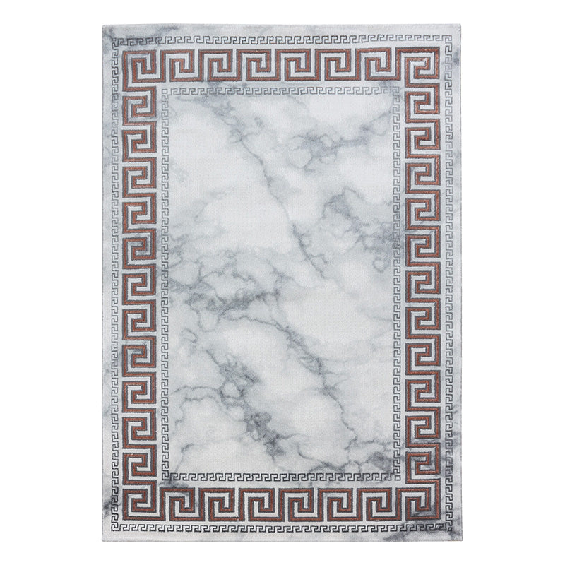 Modern Rug - Marble Edge Grey/Brown