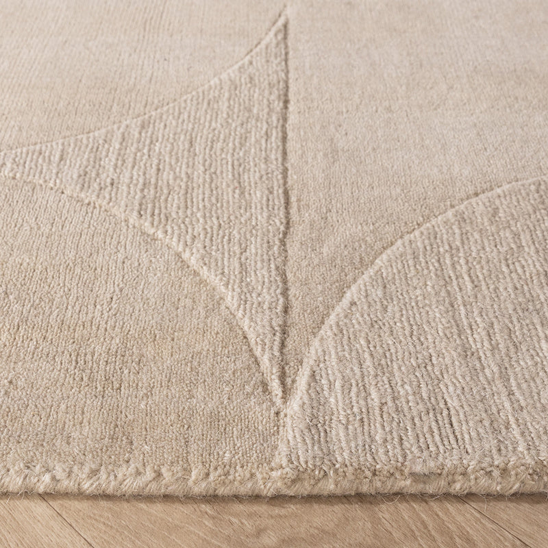 Wool Rug - Giselle Circles Cream