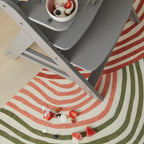 Washable Floor Rug - Fabio Swirl Multicolor