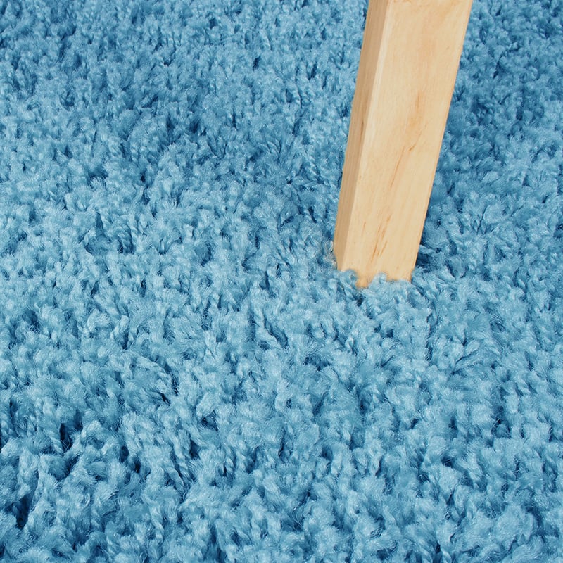 High-Pile Runner - Solid Turquoise