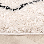 High Pile Rug - Sensa Pair Cream/Black