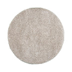 Round shaggy rug - Yves Beige