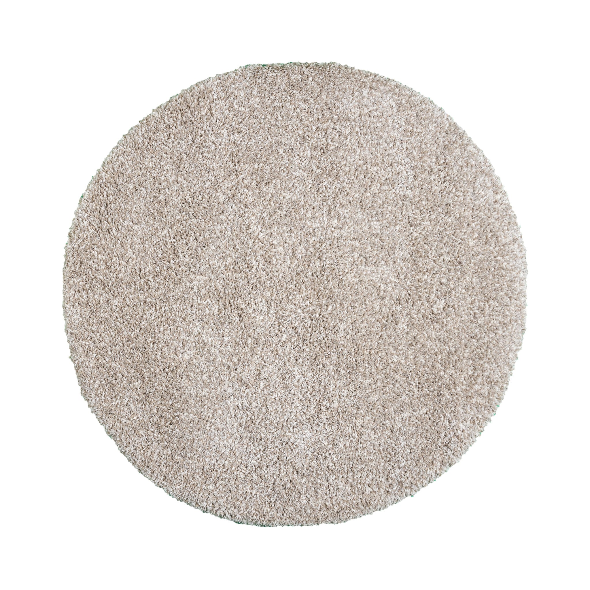 Round shaggy rug - Yves Beige